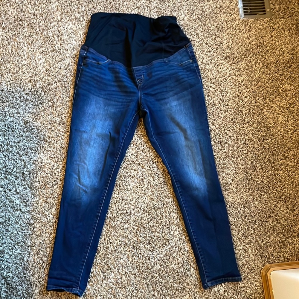 Isabel maternity over the belly skinny jeans